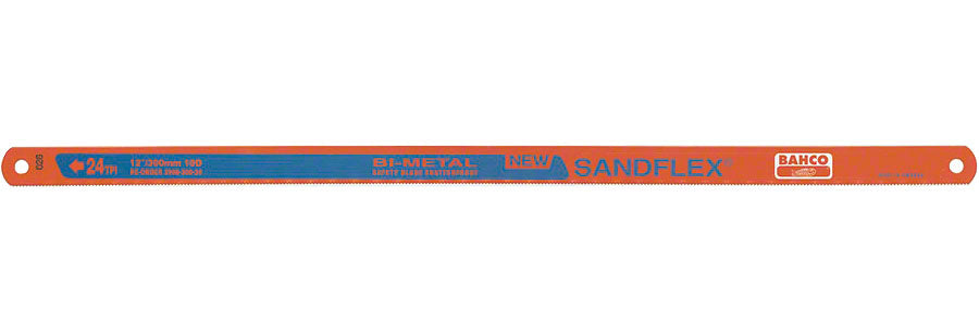 Bahco 12" Bimetal Hacksaw Blade: 32 TPI, 5-Pack