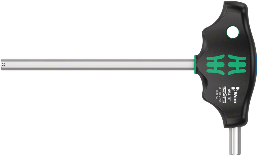Wera 454 HF T-handle hexagon screwdriver Hex-Plus with holding function, 8 x 150 mm