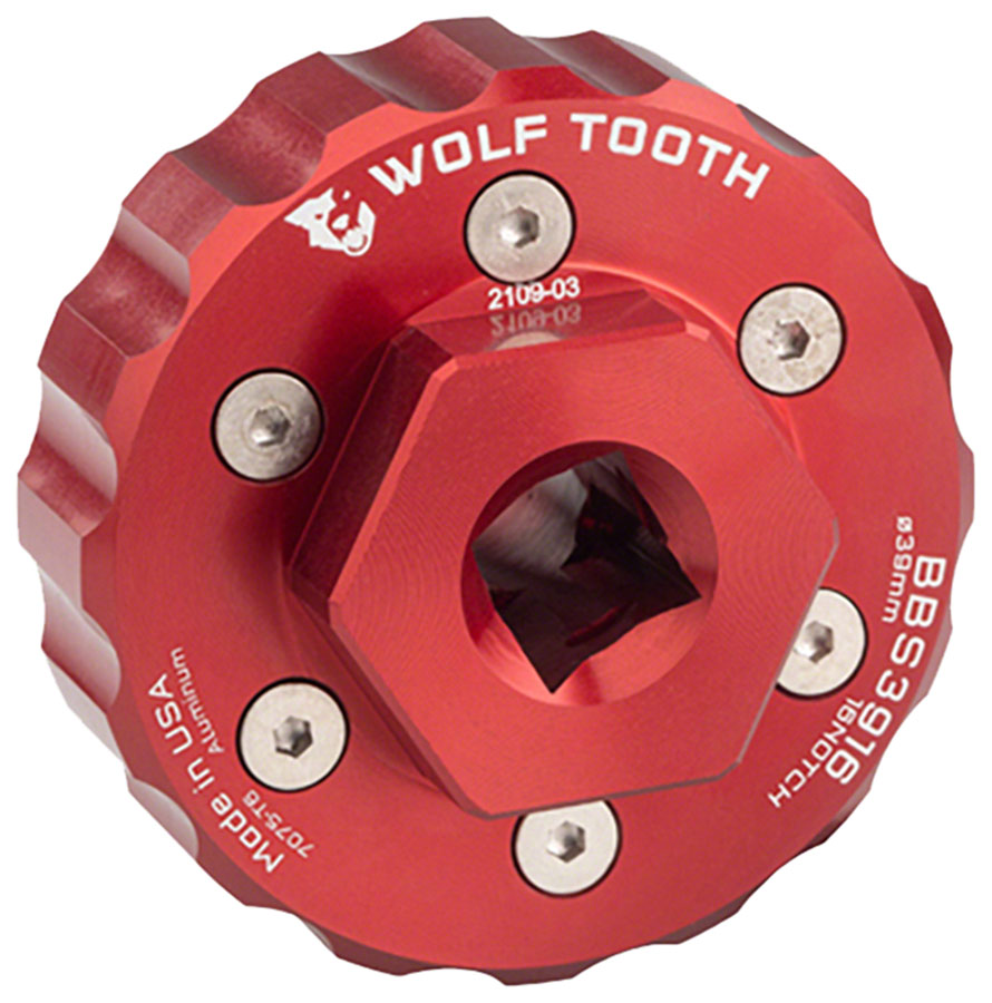 Wolf Tooth Bottom Bracket Tool - BBS3916, 16 Notch, 39mm