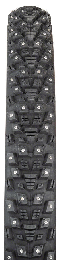 45NRTH Kahva Tire - 27.5 x 2.1, Tubeless, Folding, Tan, 60tpi, 240 Concave Carbide Studs