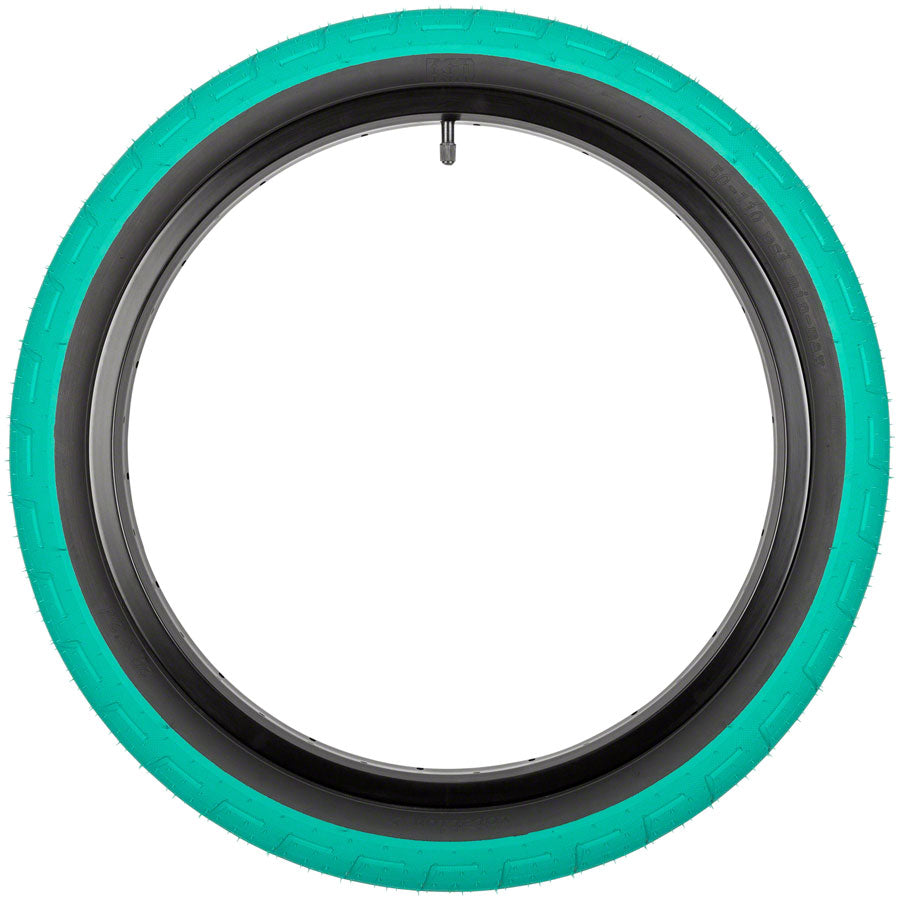 BSD Donnastreet Tire - 20 x 2.4", Clincher, Wire, Teal