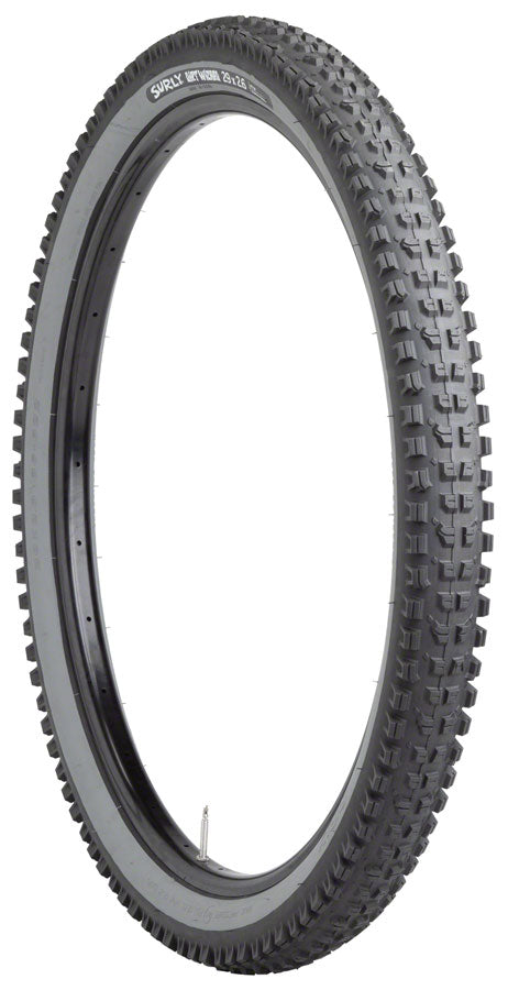 Surly Dirt Wizard Tire - 29 x 2.6, Tubeless, Folding, Black/Slate, 60 tpi