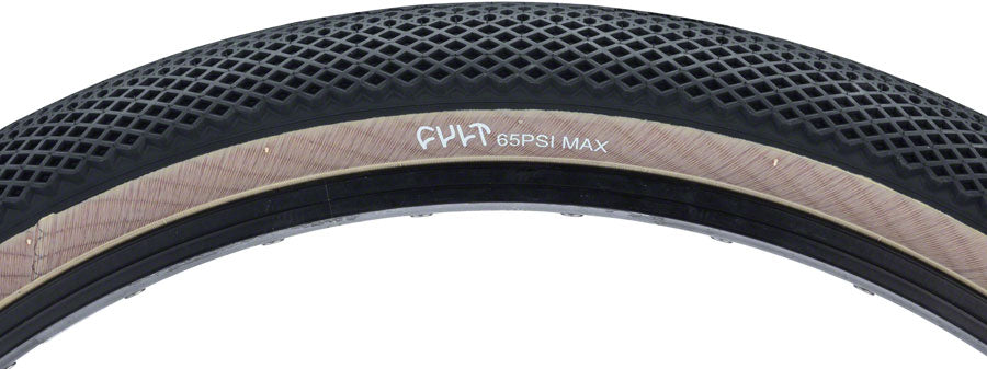 Cult X Vans Tire - 29 x 2.1, Clincher, Wire, Black/Tan