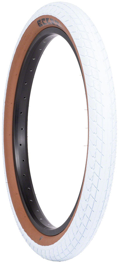 Eclat Morrow Tire - 20 x 2.4, Clincher, Wire, White/Gum