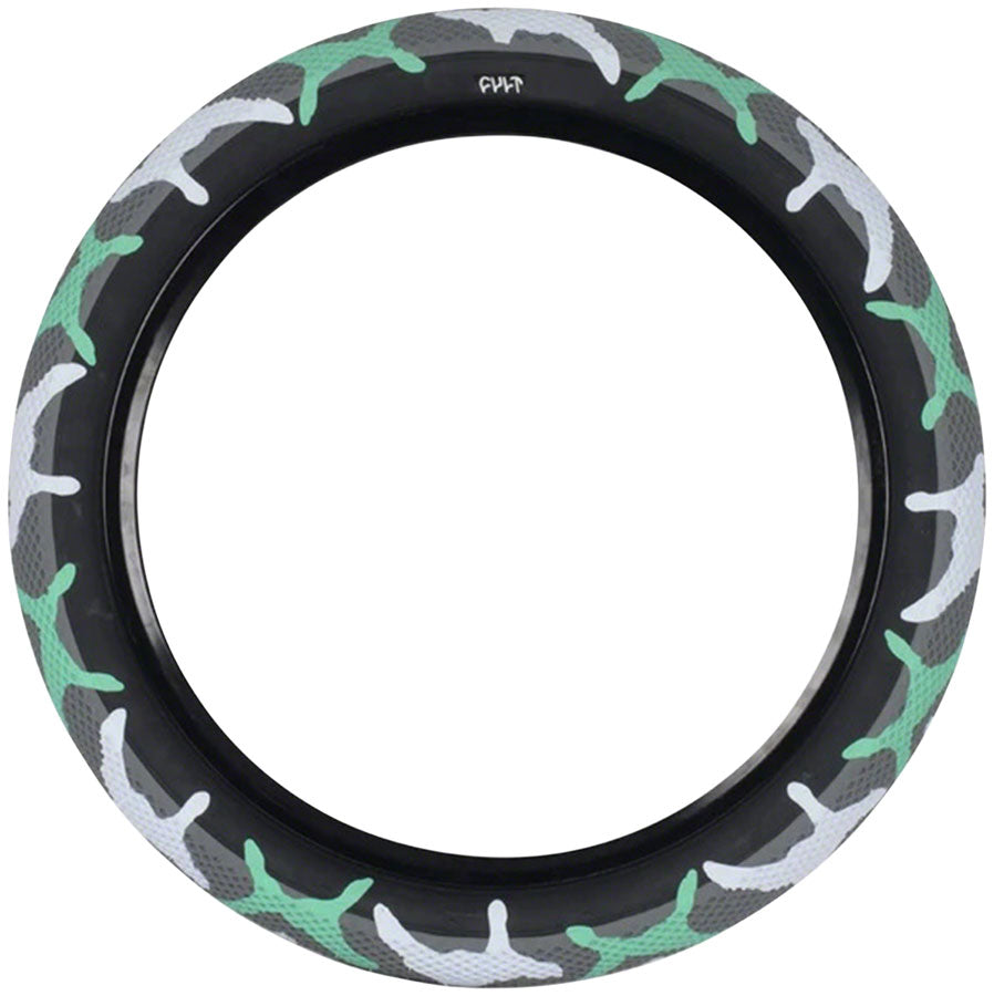 Cult X Vans Tire - 29 x 2.1, Clincher, Wire, Teal Camo/Black