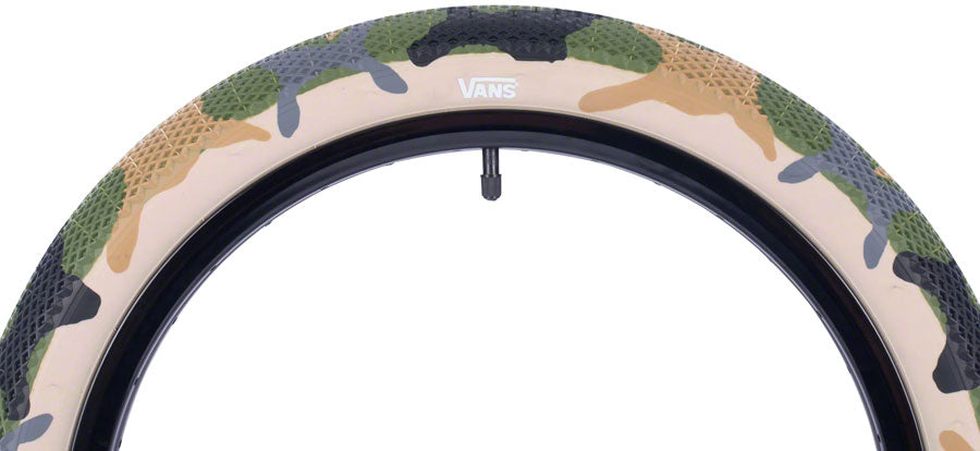 Cult X Vans Tire - 20 x 2.4, Clincher, Wire, Green Camo/Tan