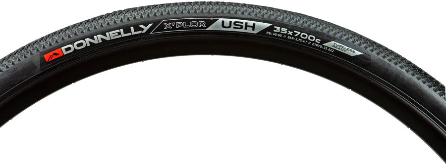 Donnelly Sports X'Plor USH Tire - 700 x 35, Tubeless, Folding, Black
