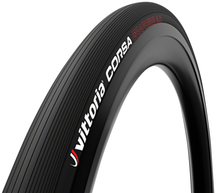 Vittoria Corsa Tire - 700 x 28, Tubular, Folding, Black, G2.0
