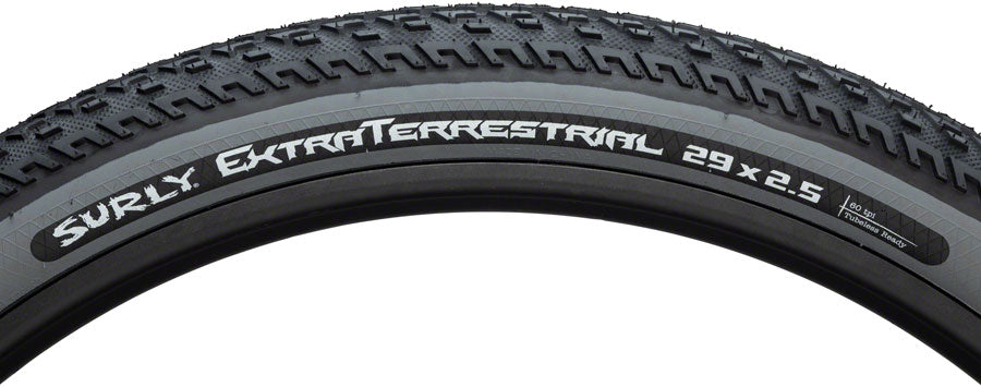 Surly ExtraTerrestrial Tire - 29 x 2.5, Tubeless, Folding, Black/Slate, 60tpi