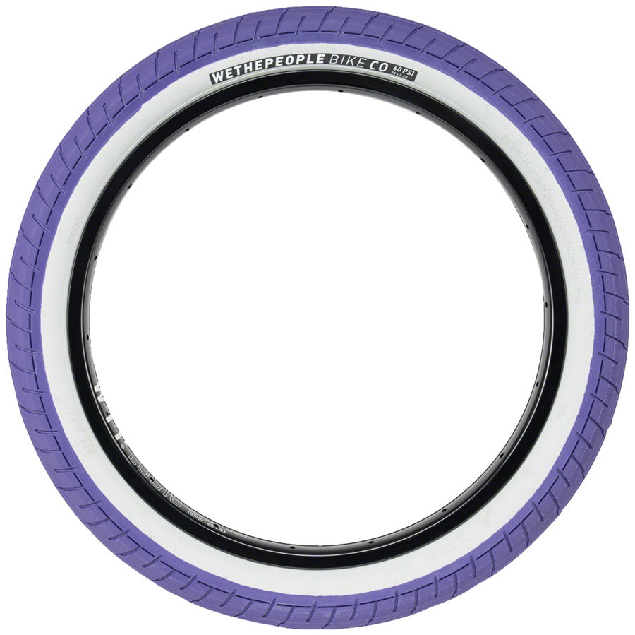 We The People Activate Tire - 20 x 2.4", 60psi, Purple/Dark Gray