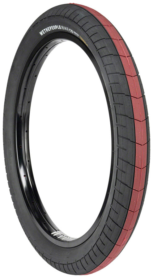 We The People Activate Tire - 20 x 2.35", 100psi, Black/Red Stripe