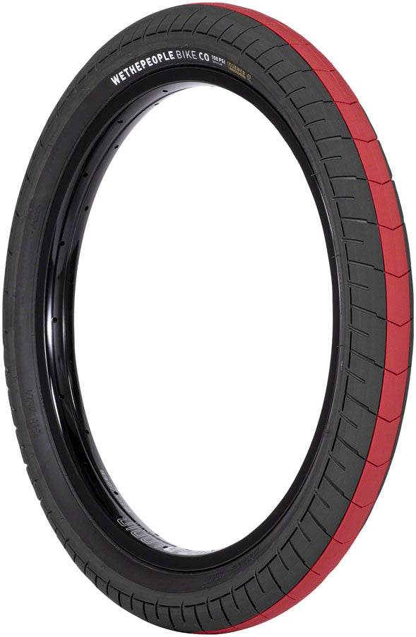 We The People Activate Tire - 20 x 2.4", 100psi, Black/Red Stripe