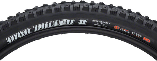 Maxxis High Roller II Tire - 27.5 x 2.6, Tubeless, Folding, Black, Dual, EXO, Wide Trail