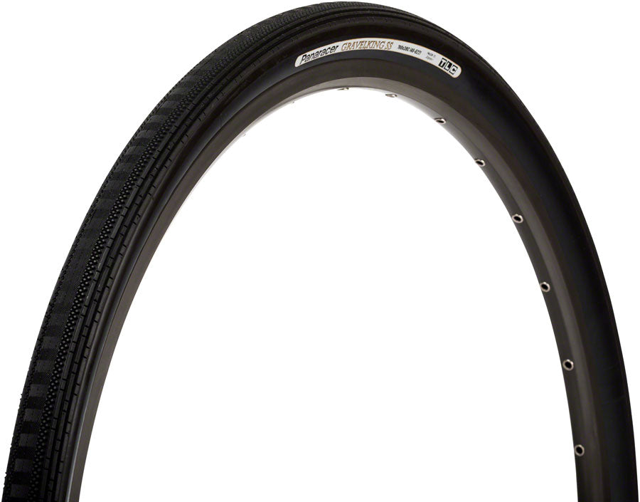 Panaracer GravelKing SS Tire - 700 x 38, Tubeless, Folding, Black