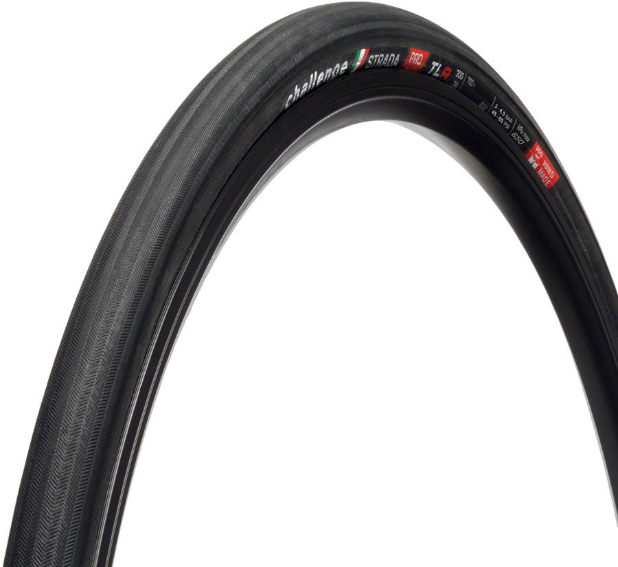 Challenge Strada Pro Tire - 700 x 30, Tubeless, Folding, Black, Handmade