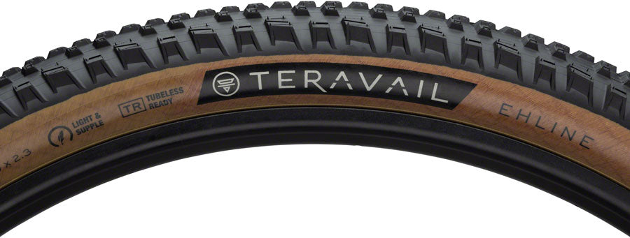 Teravail Ehline Tire - 27.5 x 2.3, Tubeless, Folding, Tan, Durable, Fast Compound