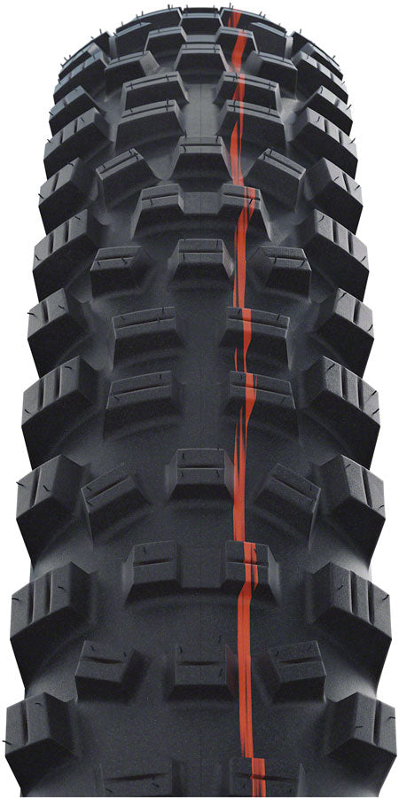 Schwalbe Hans Dampf Tire - 27.5 x 2.6, Tubeless, Folding, Black/Bronze, Evolution Line, Super Trail, Addix Soft