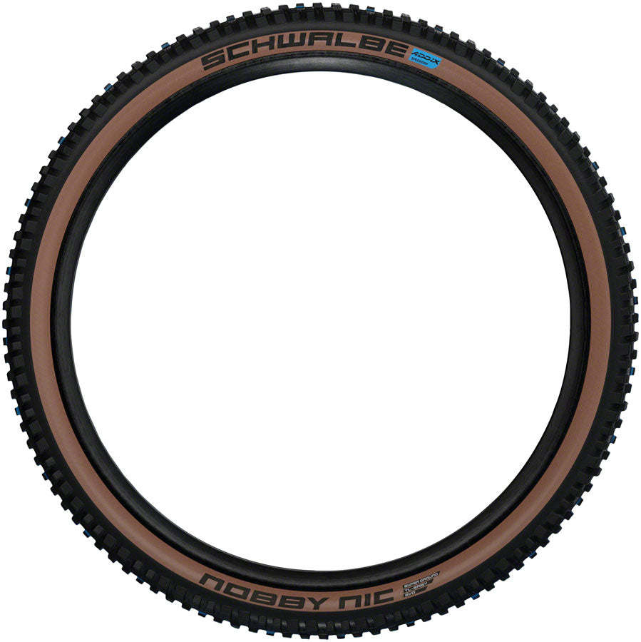 Schwalbe Nobby Nic Tire - 27.5 x 2.35, Tubeless, Folding, Black/Bronze, Evolution Line, Super Ground, Addix SpeedGrip