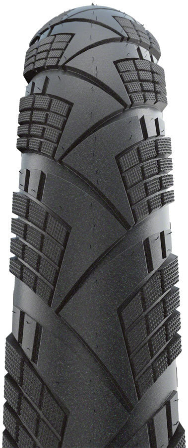 Schwalbe Marathon Efficiency Tire - 700 x 40, Clincher, Folding, Black/Reflective, Evolution Line, Super Race, Addix Race, E-50