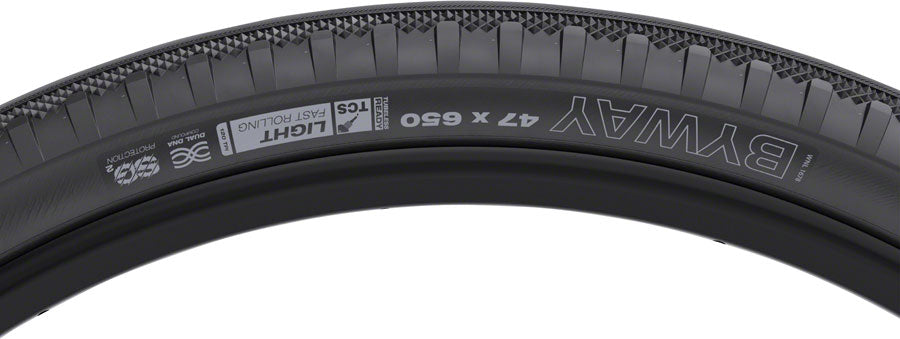 WTB Byway Tire - 650b x 47, TCS Tubeless, Folding, Black, Light, Fast Rolling, SG2