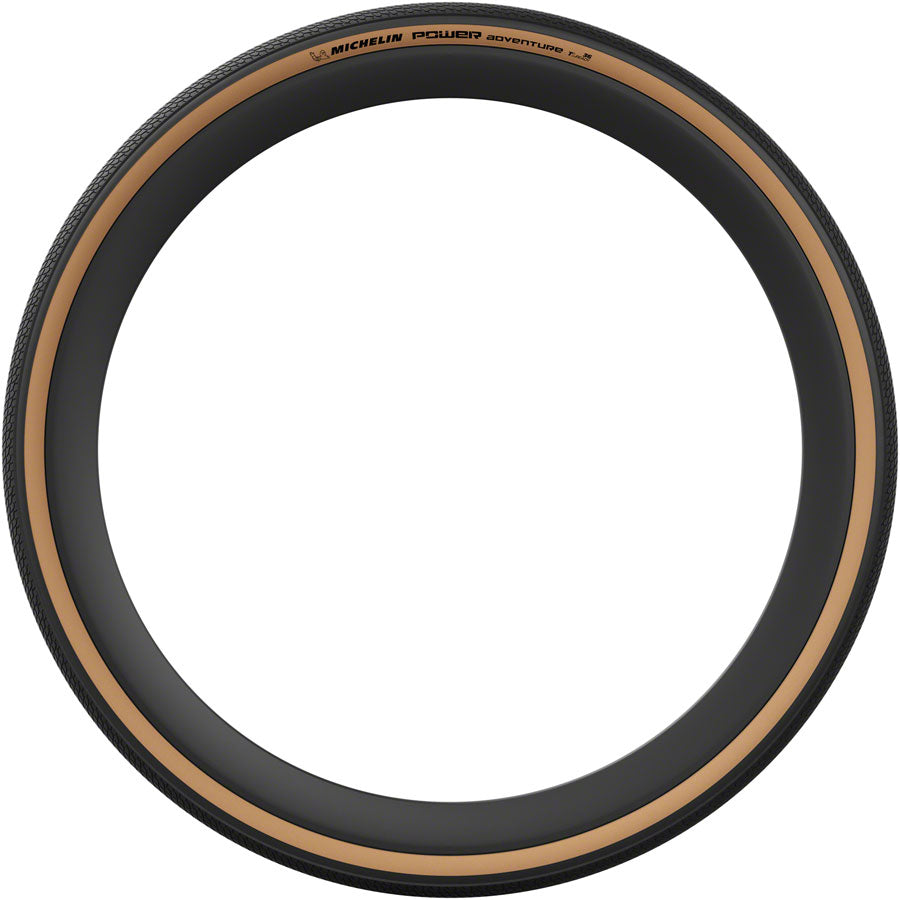 Michelin Power Adventure Tire - 700 x 42, Tubeless, Folding, Tan