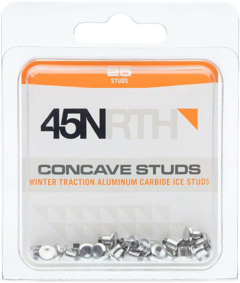 45NRTH Concave Carbide Aluminum Studs: Pack of 25