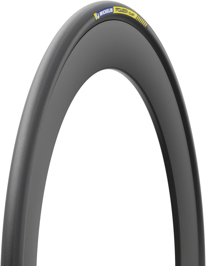 Michelin Power Cup Tubular Tire - 700 x 25, Tubular, Folding, Black, Racing Line, RACE, Hi-Density Protek