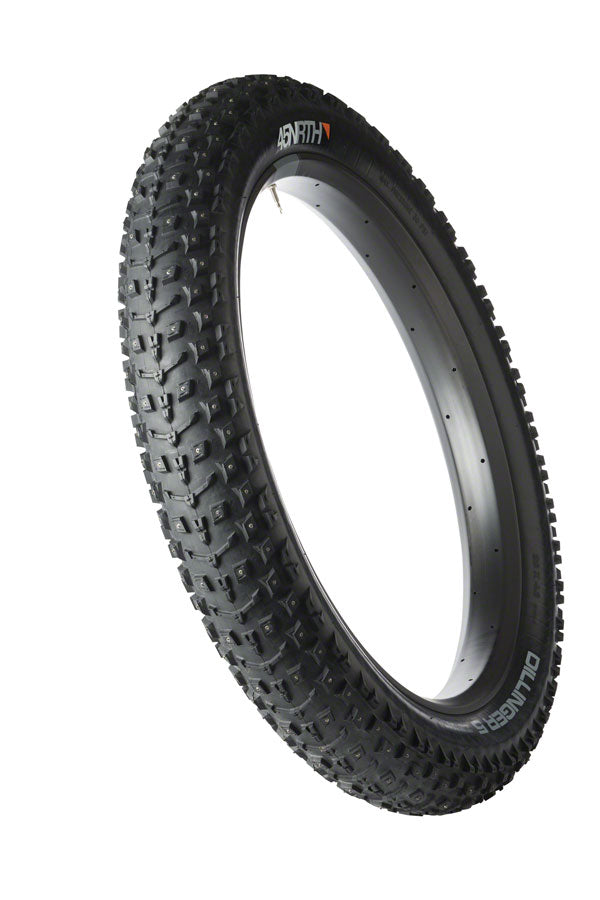 45NRTH Dillinger 5 Tire - 26 x 4.6, Tubeless, Folding, Black, 60tpi, 258 Carbide Steel Studs