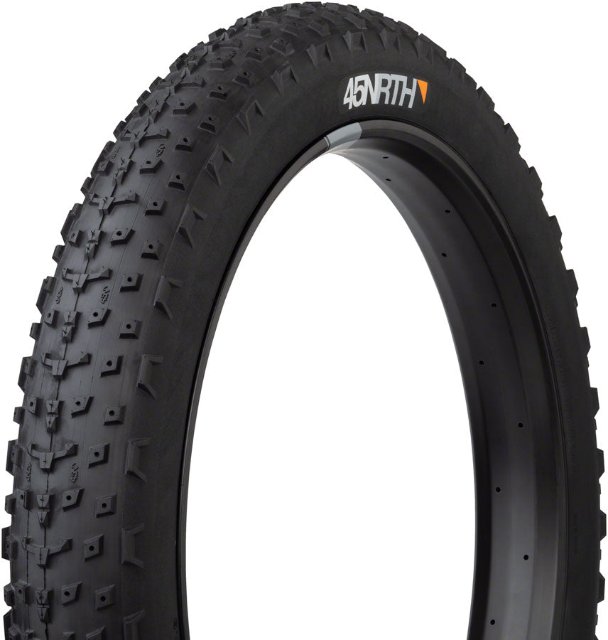 45NRTH Dillinger 4 Tire - 27.5 x 4, Tubeless, Folding, Black, 60tpi, Studdable