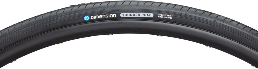 MSW Thunder Road Tire - 700 x 25, Wirebead, Black