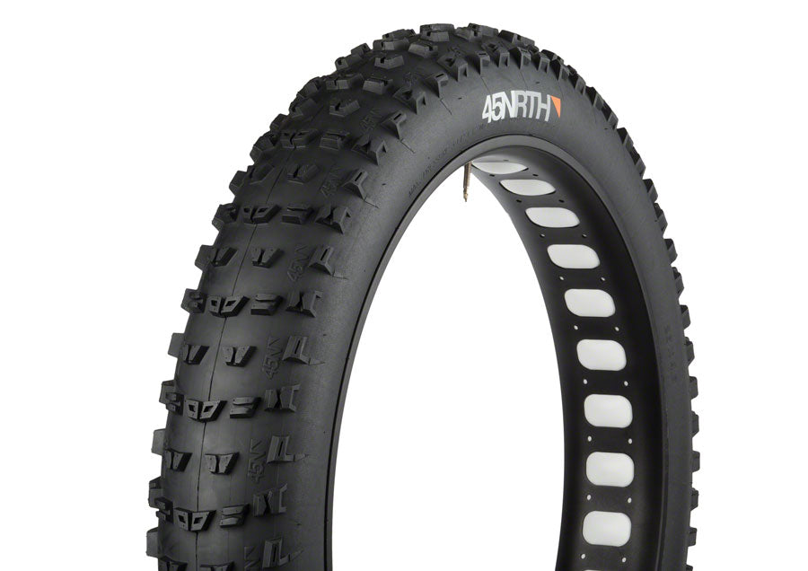 45NRTH Dunderbeist Tire - 26 x 4.6, Tubeless, Folding, Black, 120tpi