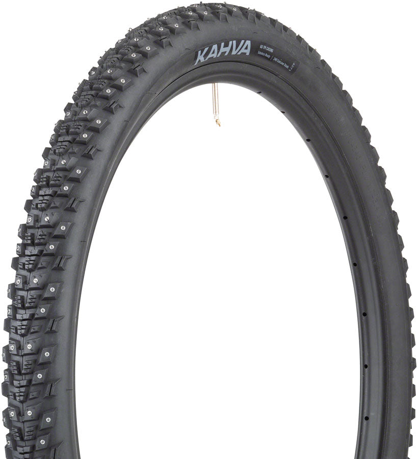 45NRTH Kahva Tire - 29 x 2.25, Tubeless, Folding, Black, 60tpi, 252 Concave Carbide Studs