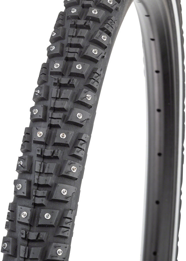 45NRTH Gravdal Tire - 650b x 38, Tubeless, Folding, Black, 60tpi, 240 Concave Carbide Studs