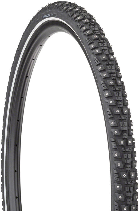 45NRTH Gravdal Tire - 650b x 38, Tubeless, Folding, Black, 60tpi, 240 Concave Carbide Studs