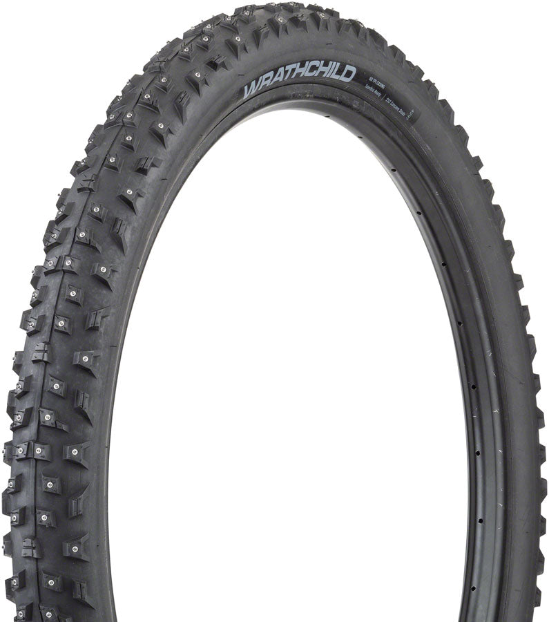 45NRTH Wrathchild Tire - 29 x 2.6, Tubeless, Folding, Black, 60tpi, 252 Concave Carbide Studs