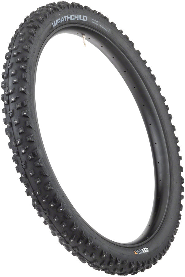 45NRTH Wrathchild Tire - 27.5 x 3.0, Tubeless, Folding, Black, 60tpi, 252 Concave Carbide Studs