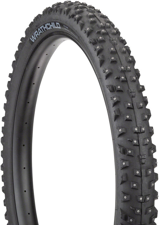 45NRTH Wrathchild Tire - 27.5 x 3.0, Tubeless, Folding, Black, 60tpi, 252 Concave Carbide Studs