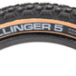 45NRTH Dillinger 5 Tire - 27.5 x 4.5, Tubeless, Folding, Tan, 60tpi, 252 Concave Carbide Aluminum Studs