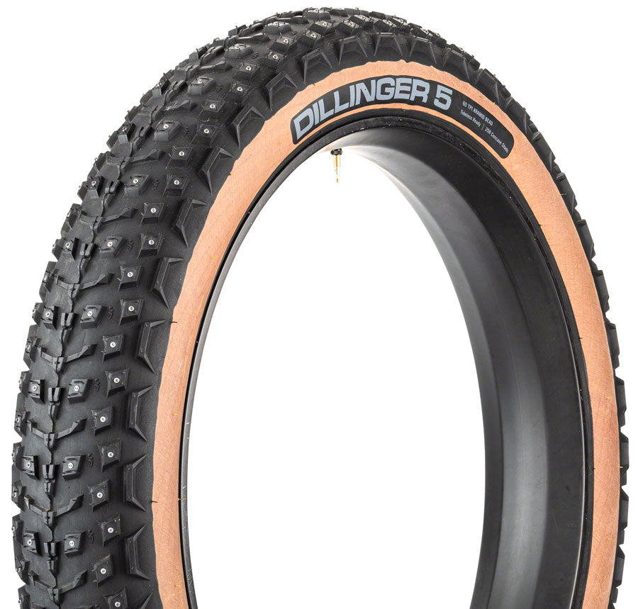 45NRTH Dillinger 5 Tire 26 x 4.6 Tubeless Folding Tan 60tpi