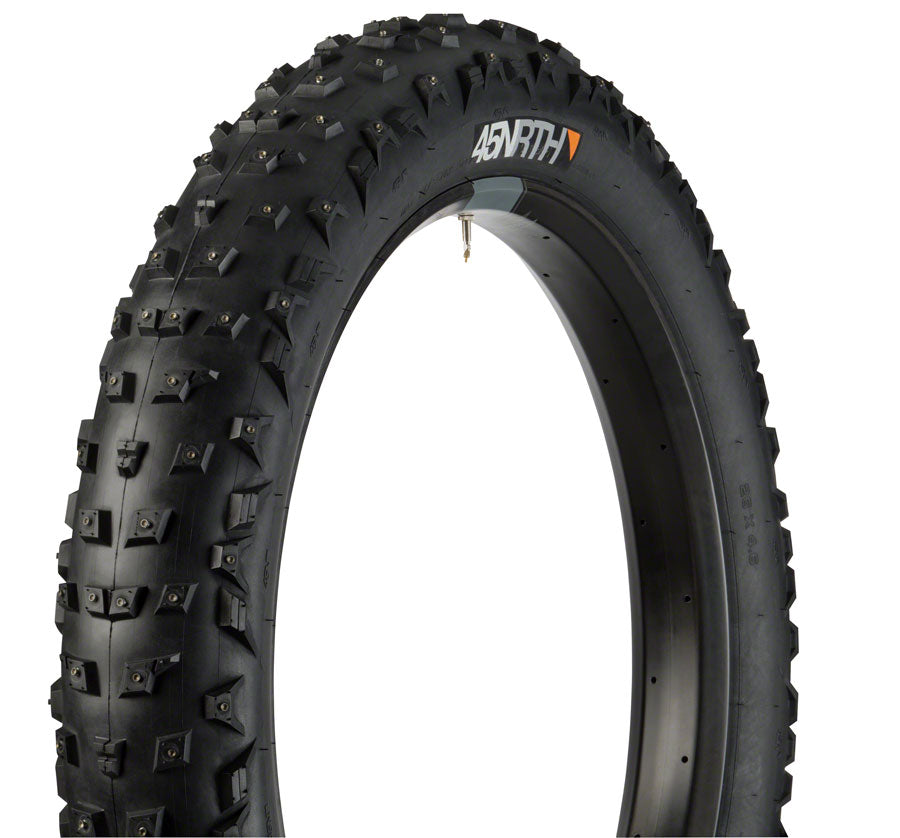 45NRTH Wrathchild Tire - 27.5 x 4.5, Tubeless, Folding, Black, 120tpi, 252 XL Concave Carbide Studs