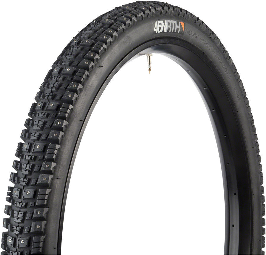 45NRTH Gravdal Tire - 26 x 2, Clincher, Steel, Black, 33tpi, 216 Carbide  Steel Studs