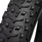 45NRTH Dillinger 5 Tire - 26 x 4.6, Tubeless, Folding, Black, 120tpi, 258 Concave Carbide Aluminum Studs