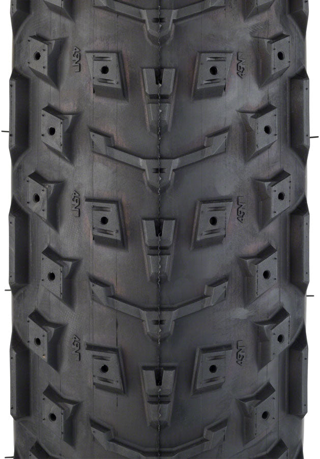 45NRTH Dillinger 5 Tire - 26 x 4.6, Tubeless, Folding, Black, 120tpi, Studdable