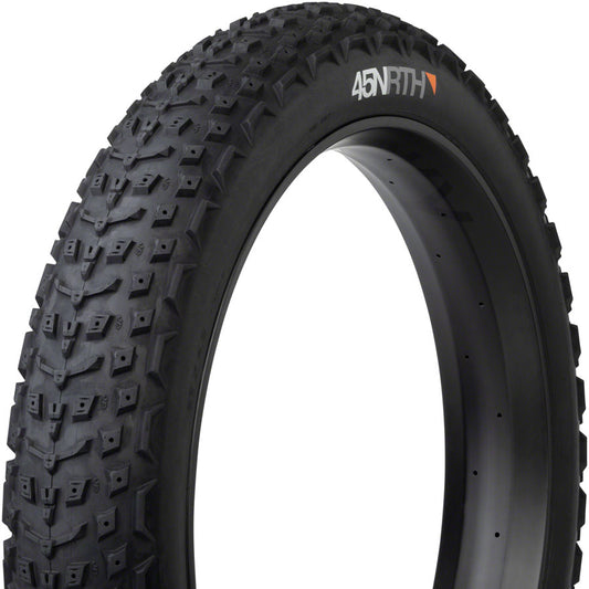 45NRTH Dillinger 5 Tire - 26 x 4.6, Tubeless, Folding, Black, 120tpi, Studdable