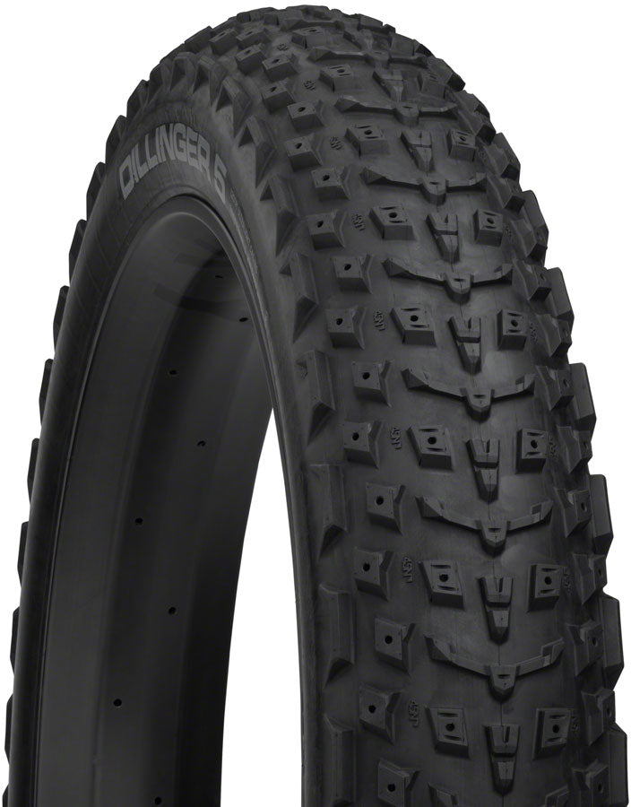 45NRTH Dillinger 5 Tire - 26 x 4.6, Tubeless, Folding, Black, 120tpi, Studdable