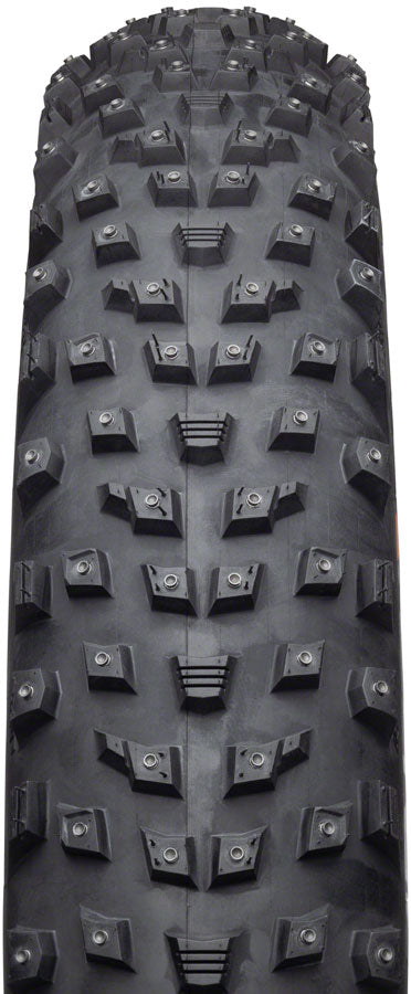 45NRTH Wrathlorde Tire - 26 x 4.2, Tubeless, Folding, Black, 120tpi, 300 XL Concave Carbide Aluminum Studs