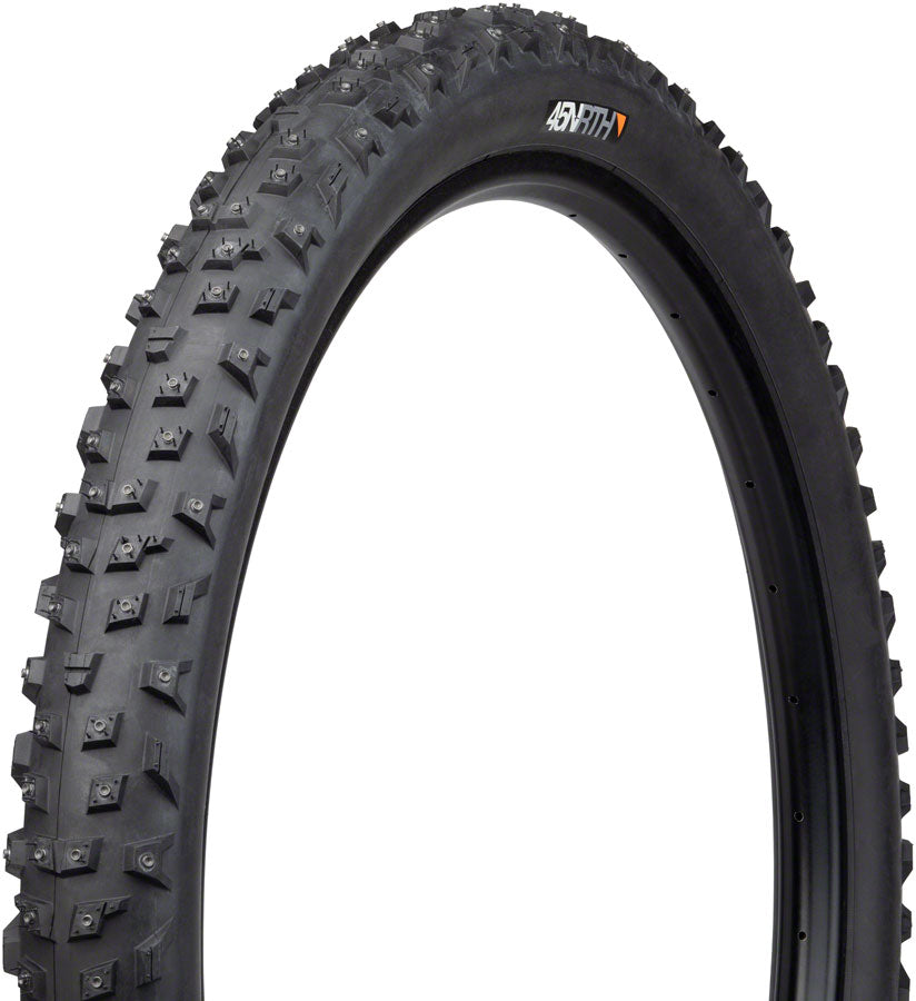 45NRTH Wrathchild Tire - 29 x 2.6, Tubeless, Folding, Black, 120tpi, 252 XL Concave Carbide Aluminum Studs