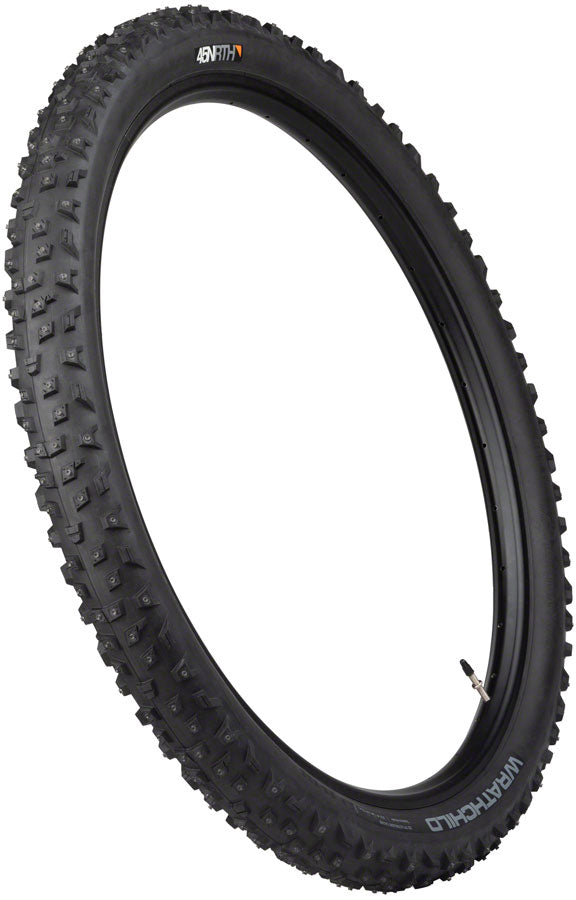 45NRTH Wrathchild Tire - 29 x 2.6, Tubeless, Folding, Black, 120tpi, 252 XL Concave Carbide Aluminum Studs