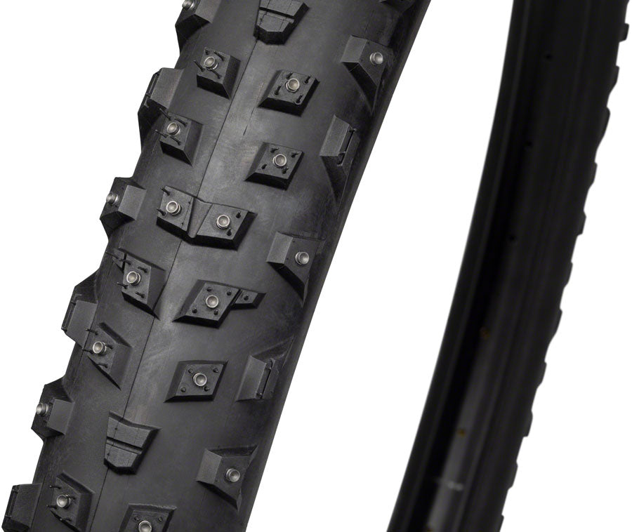 45NRTH Wrathchild Tire - 29 x 2.6, Tubeless, Folding, Black, 120tpi, 252 XL Concave Carbide Aluminum Studs