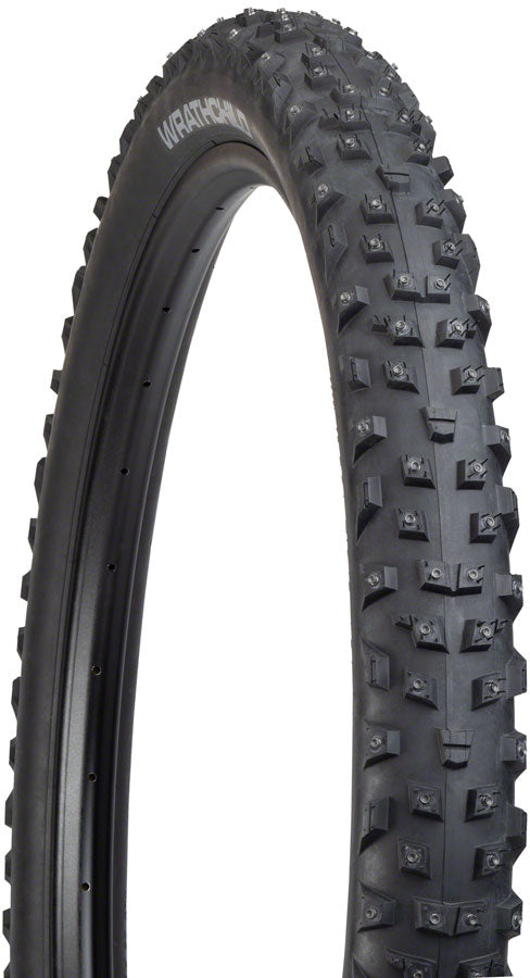 45NRTH Wrathchild Tire - 29 x 2.6, Tubeless, Folding, Black, 120tpi, 252 XL Concave Carbide Aluminum Studs